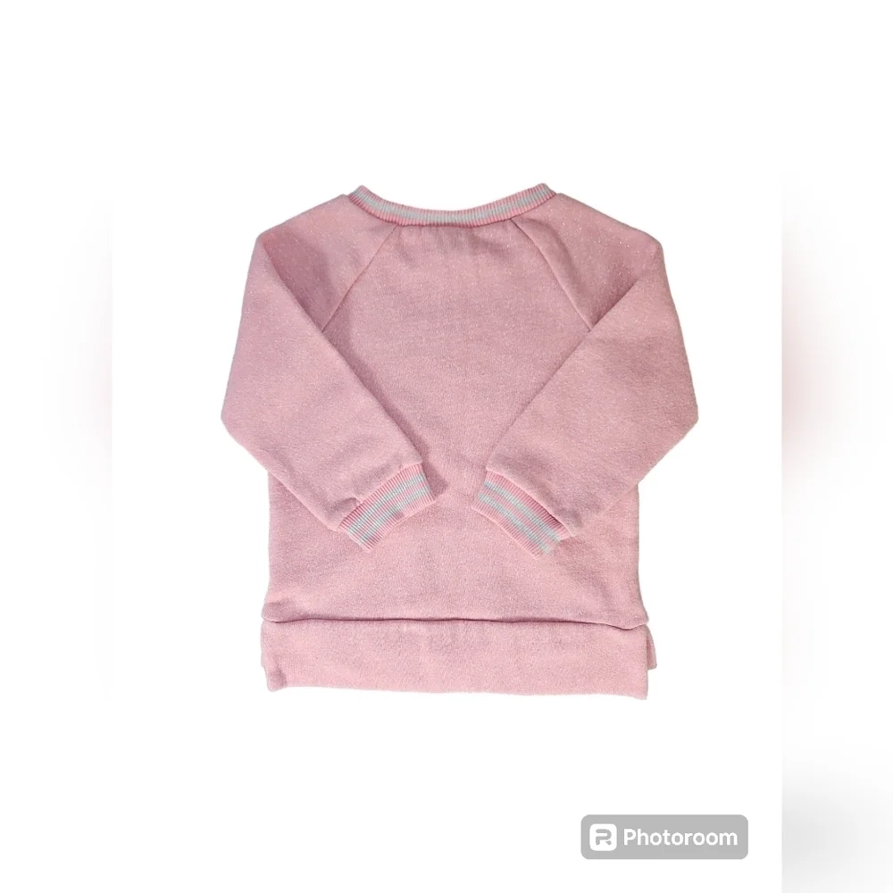 Gap Girls Toddler Sweater Pink Silver Size 2